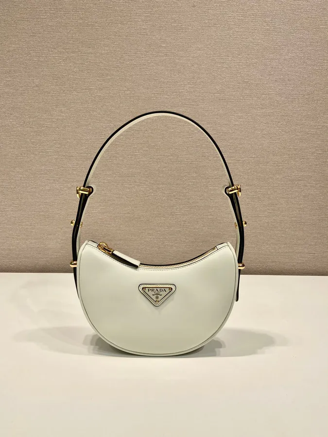 Moon Handbag Small Size, Double Shoulder Straps