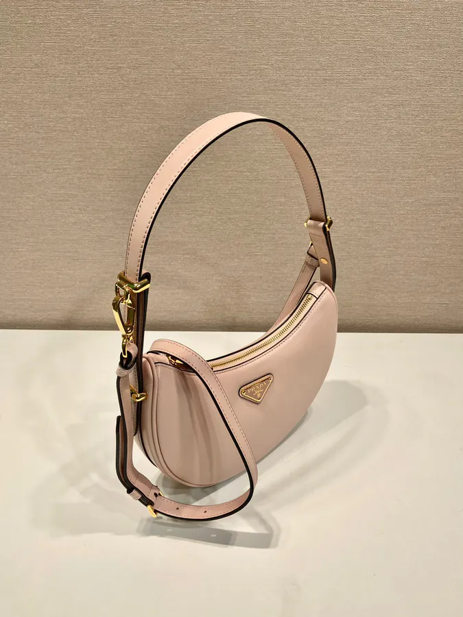 Moon Handbag in Grained Calfskin