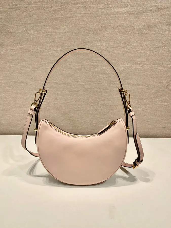 Moon Handbag in Grained Calfskin