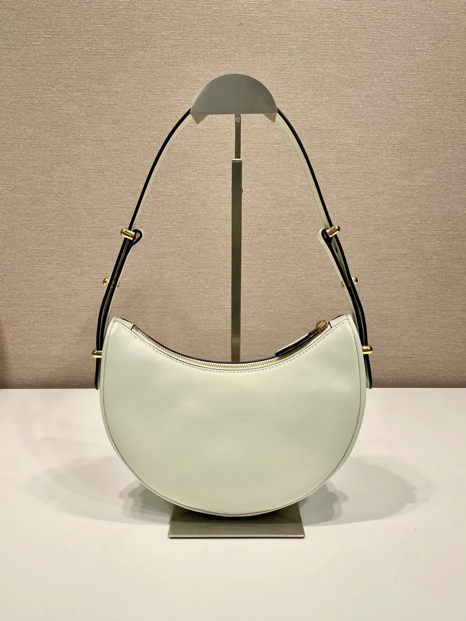 Moon Handbag in Grained Calfskin