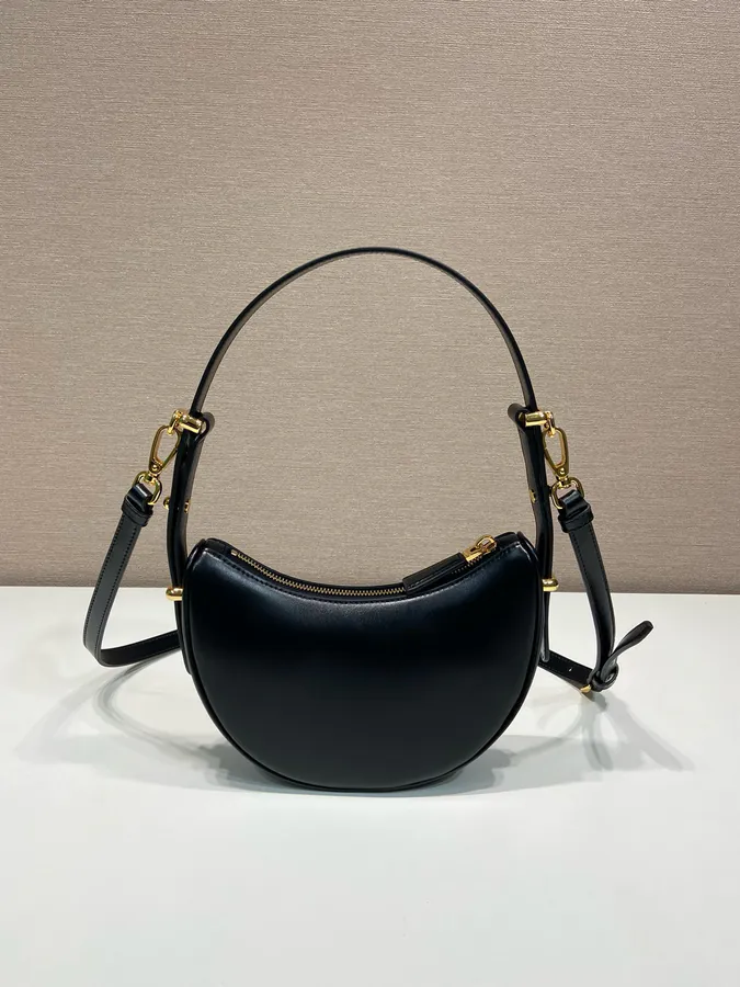 Moon Handbag Small Size, Double Strap