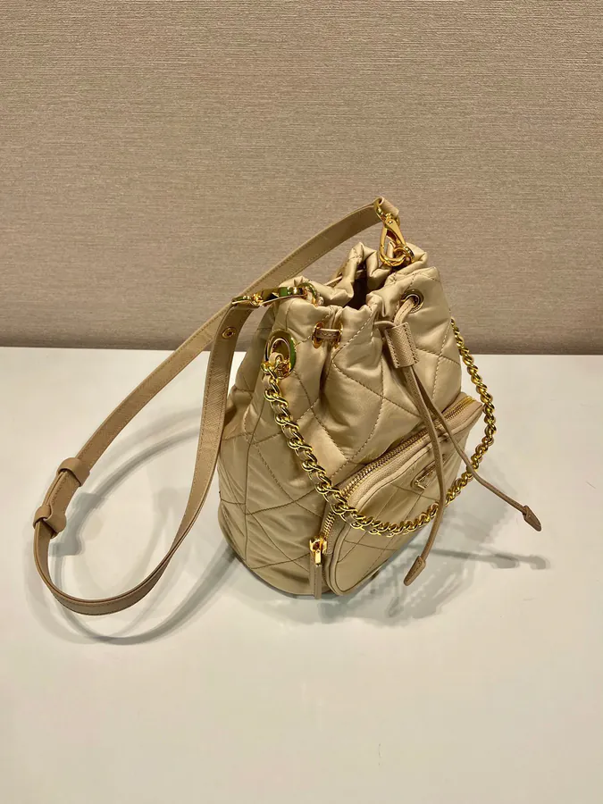 Celebrity Embroidered Bucket Bag 1BH038