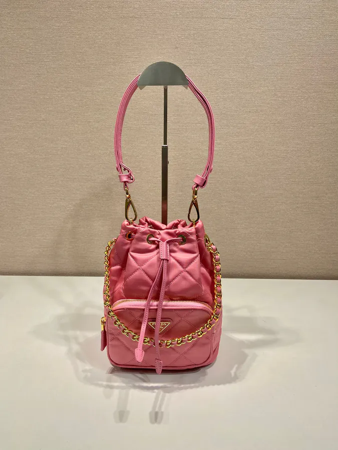 Celebrity Embroidered Bucket Bag 1BH038