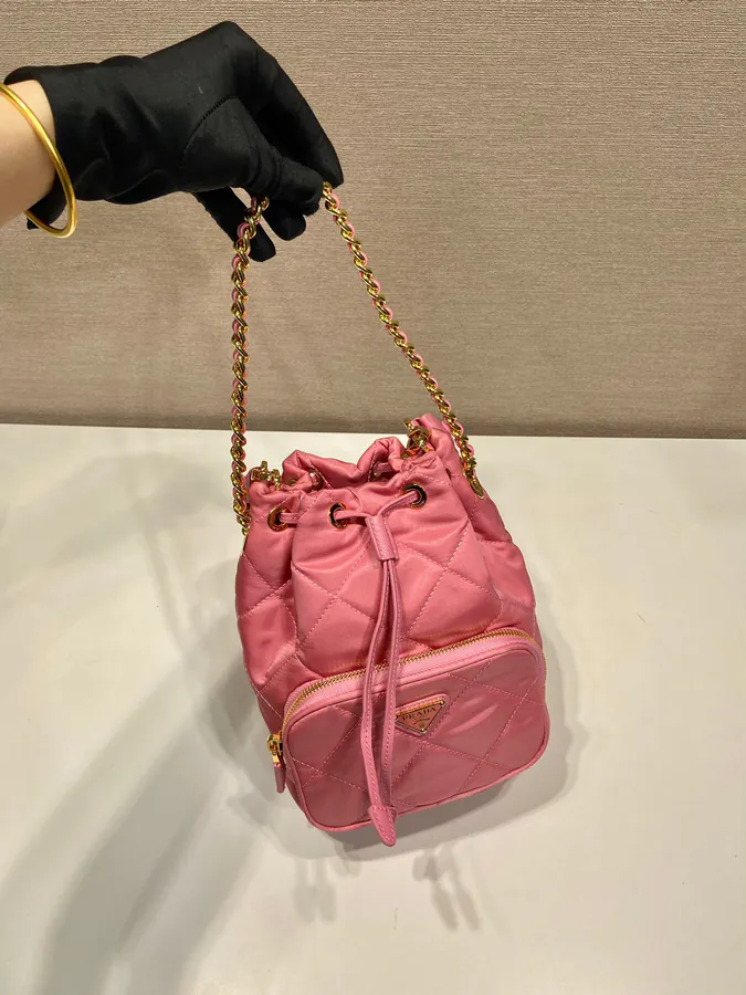 Celebrity Embroidered Bucket Bag 1BH038
