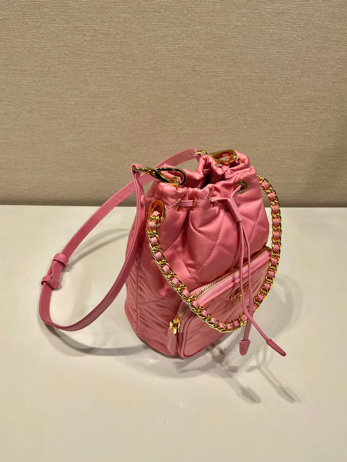 Celebrity Embroidered Bucket Bag 1BH038