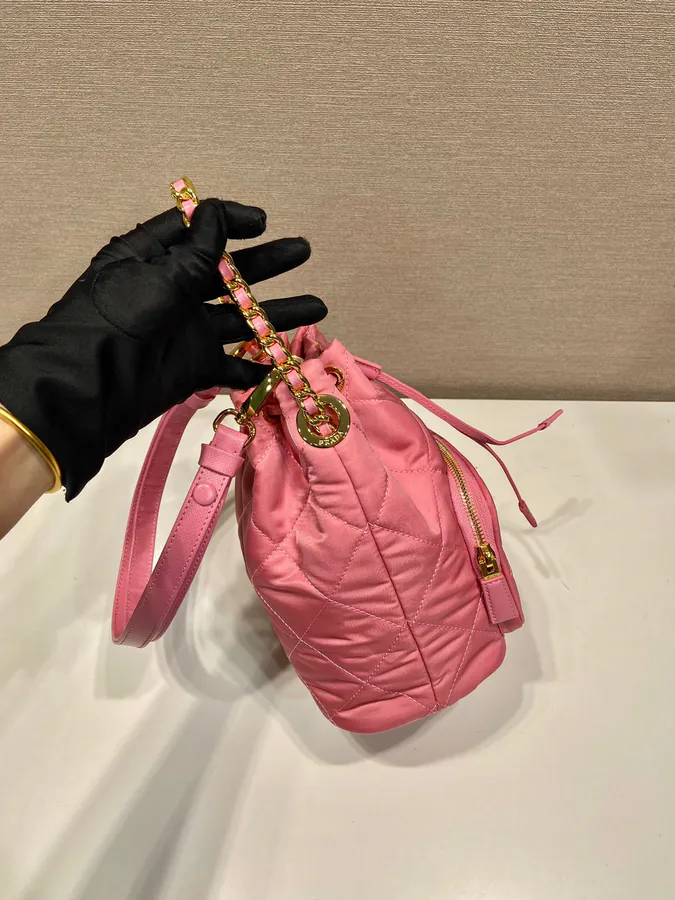 Celebrity Embroidered Bucket Bag 1BH038