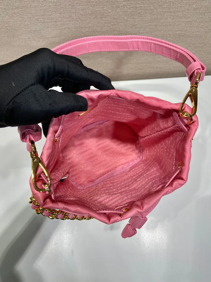 Celebrity Embroidered Bucket Bag 1BH038