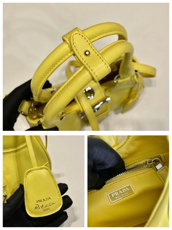 New Moon Handbag 1BA381 Full Lamb Leather