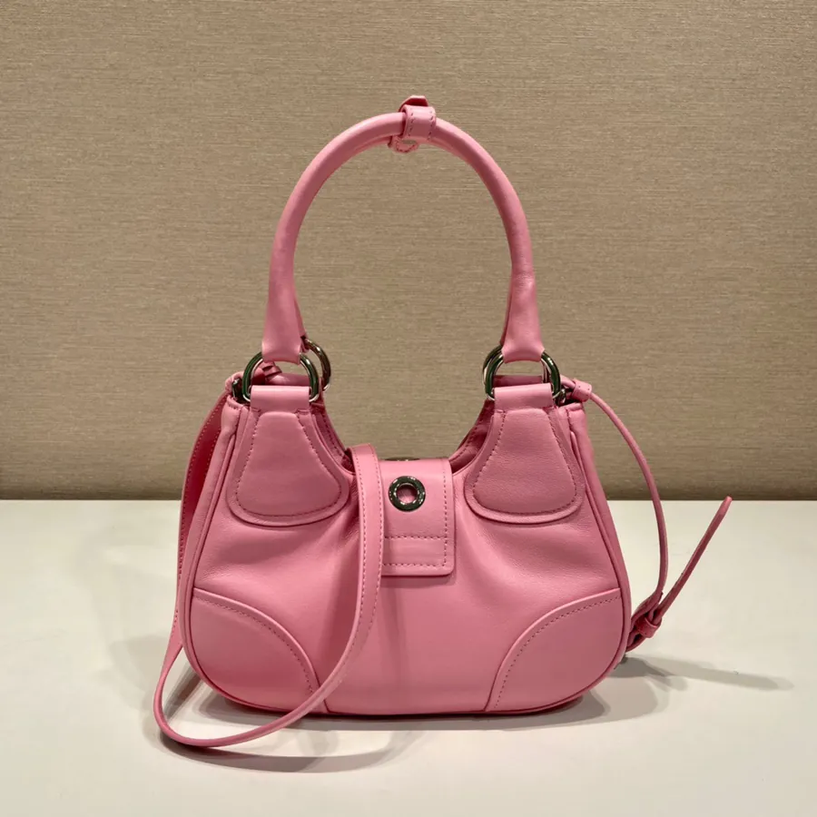 New Moon Handbag 1BA381 Full Leather