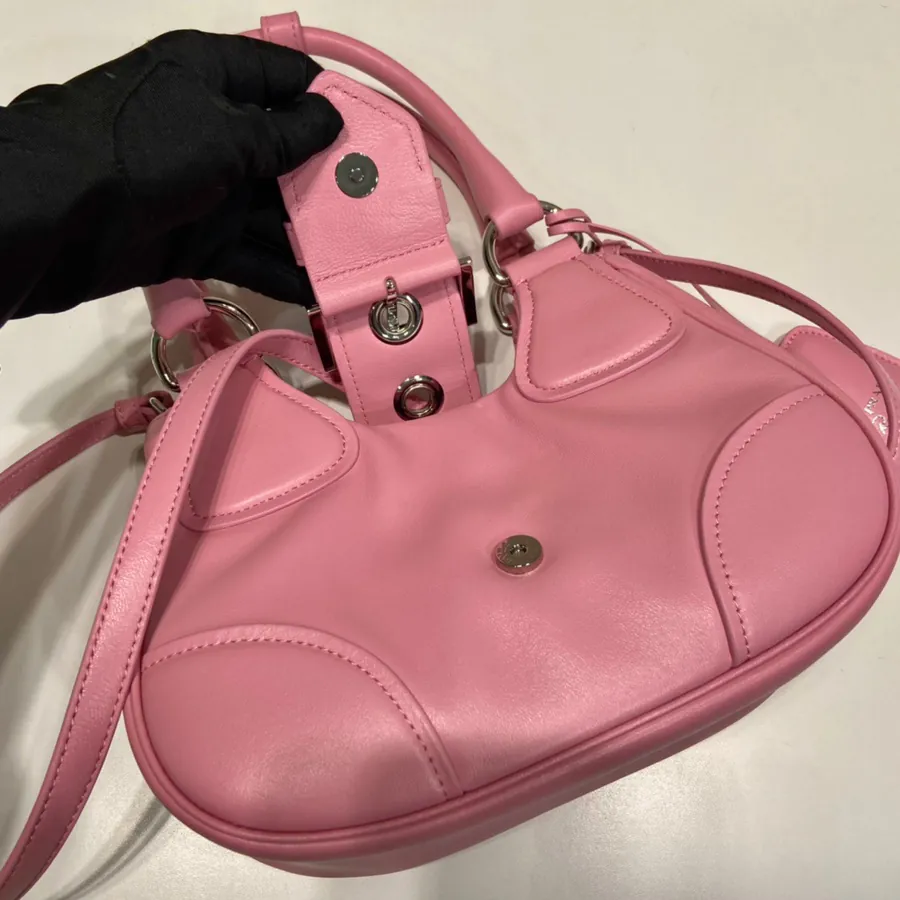 New Moon Handbag 1BA381 Full Leather