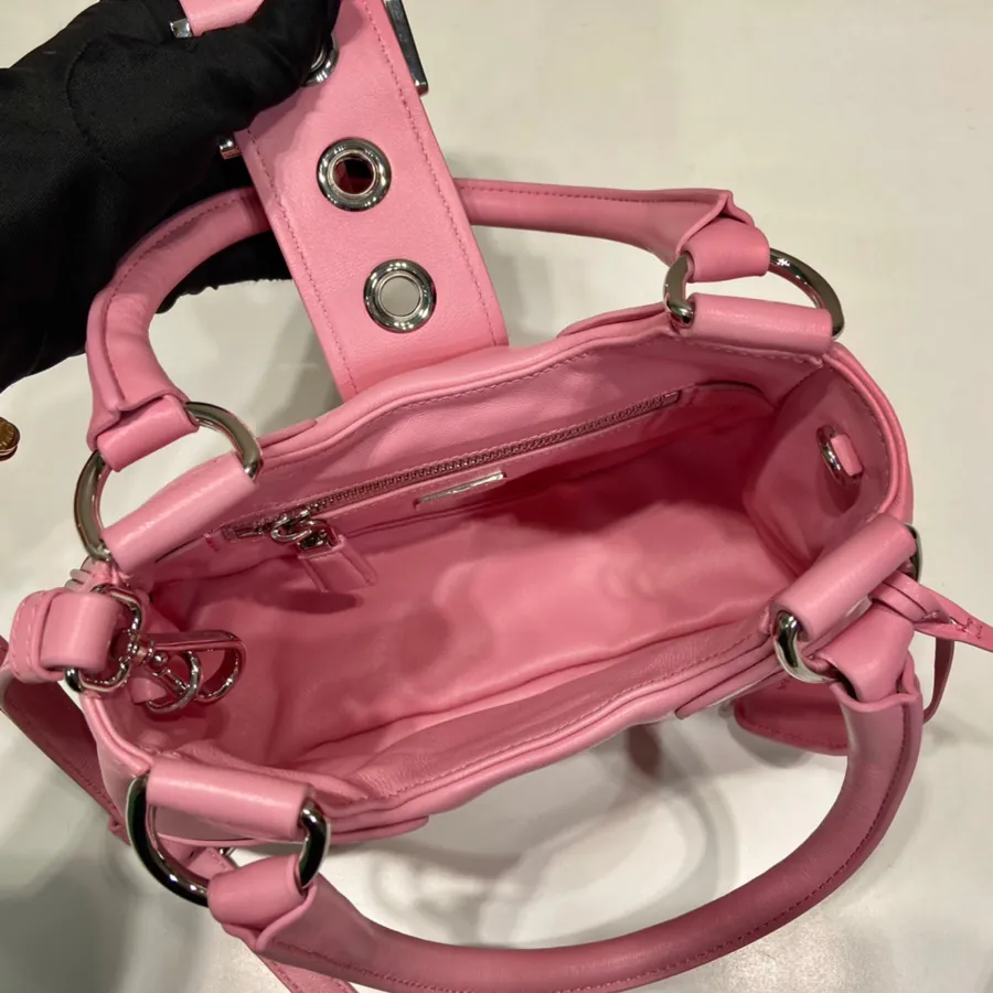 New Moon Handbag 1BA381 Full Leather
