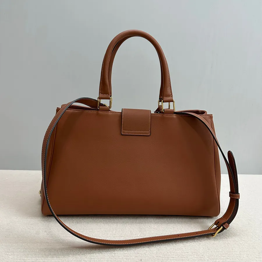 AOLINE Original Leather Commute Bag