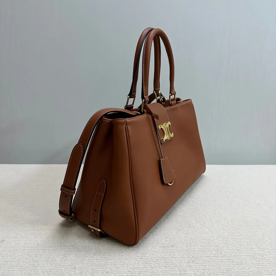 AOLINE Original Leather Commute Bag