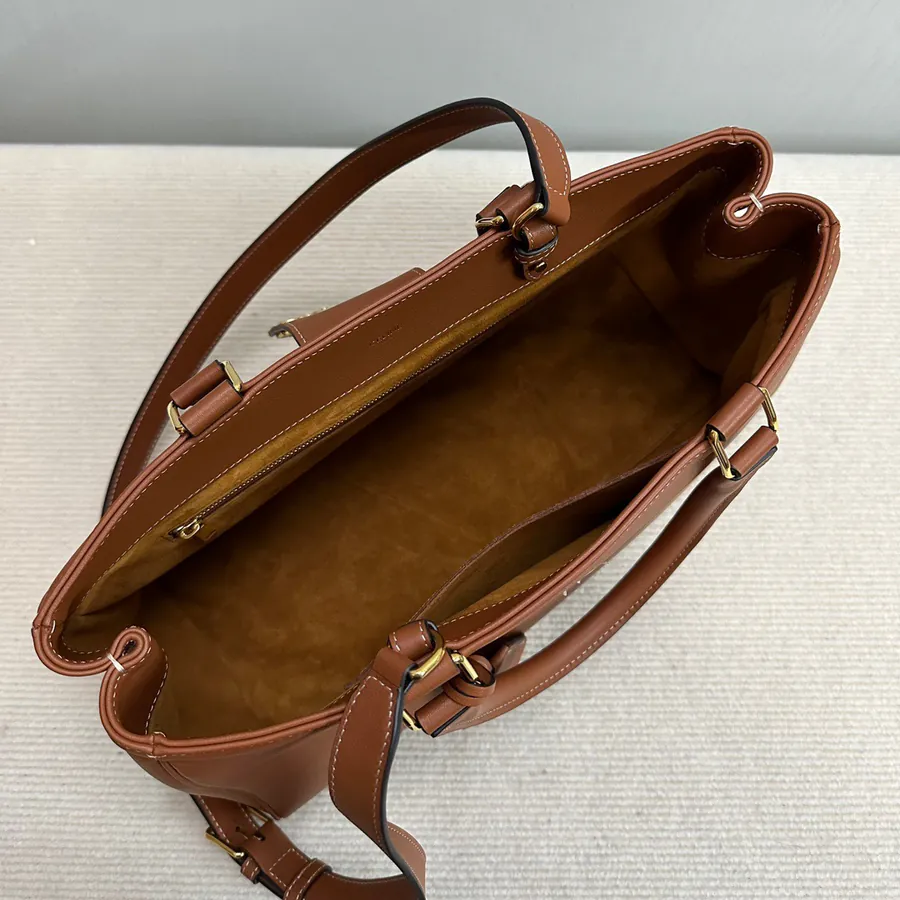AOLINE Original Leather Commute Bag