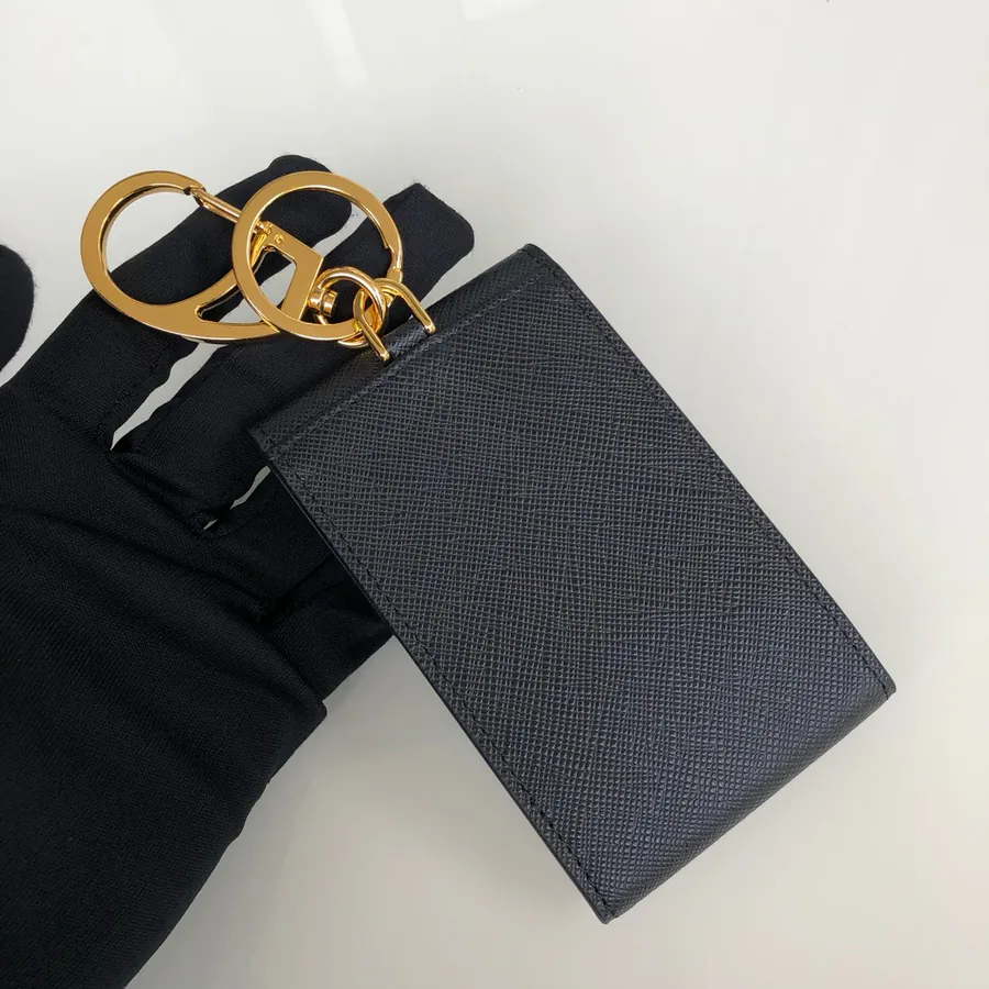 P Brand Crosshatch Key Bag Crosshatch Calfskin, 12x7cm