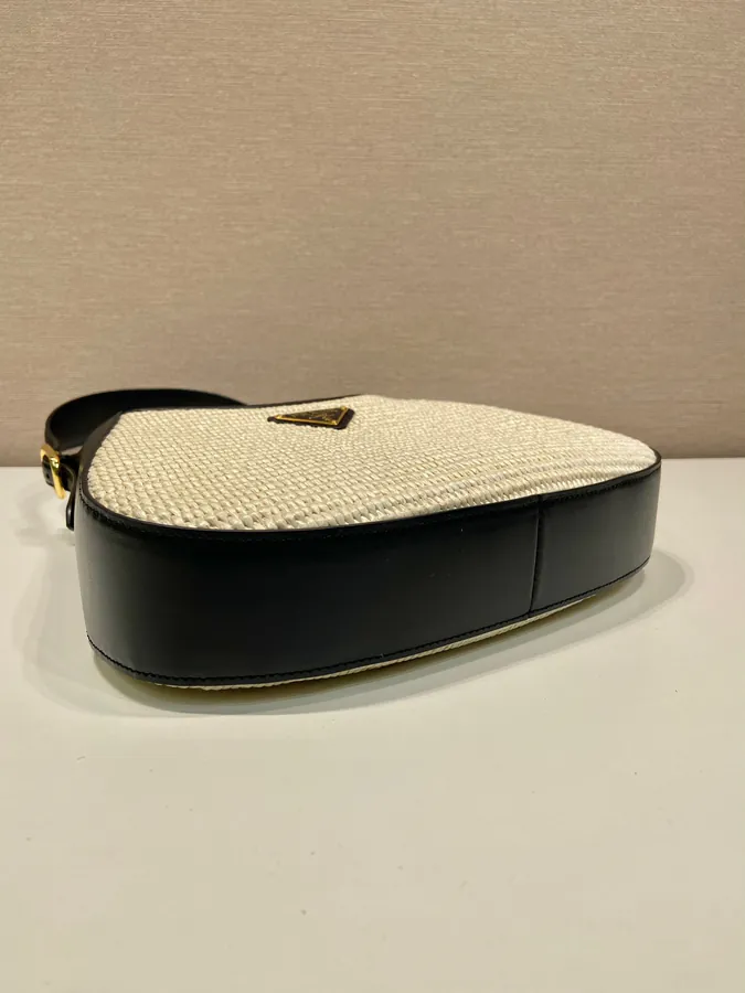 New Cleo 1BC179 Straw Crossbody Bag