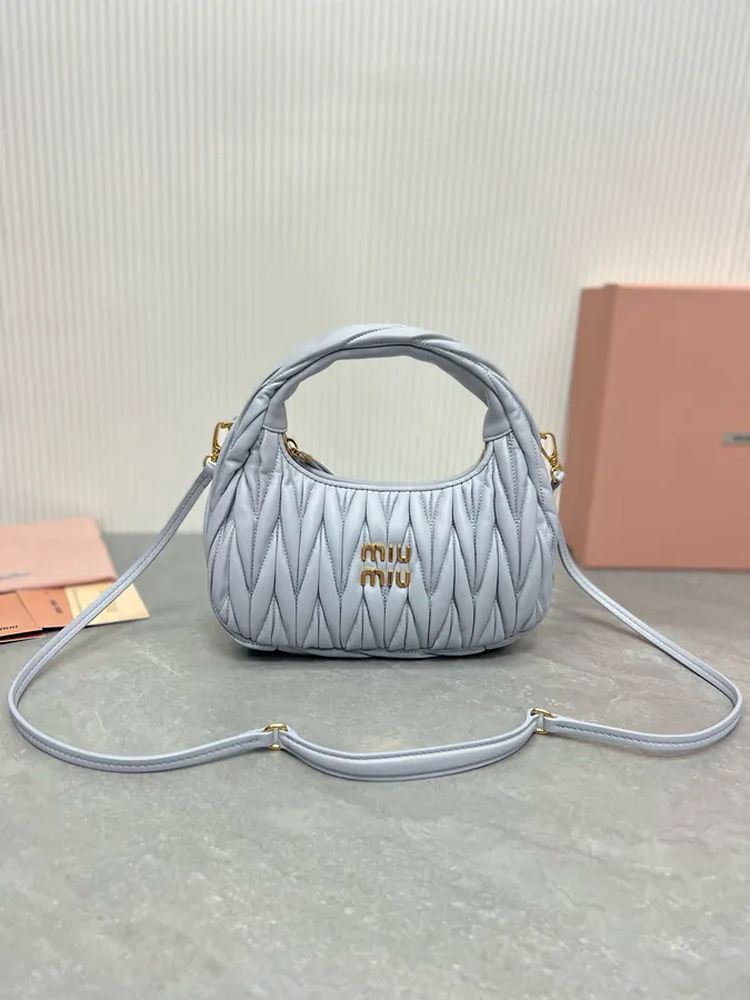 MiuWander Handbag with Matelasse Texture