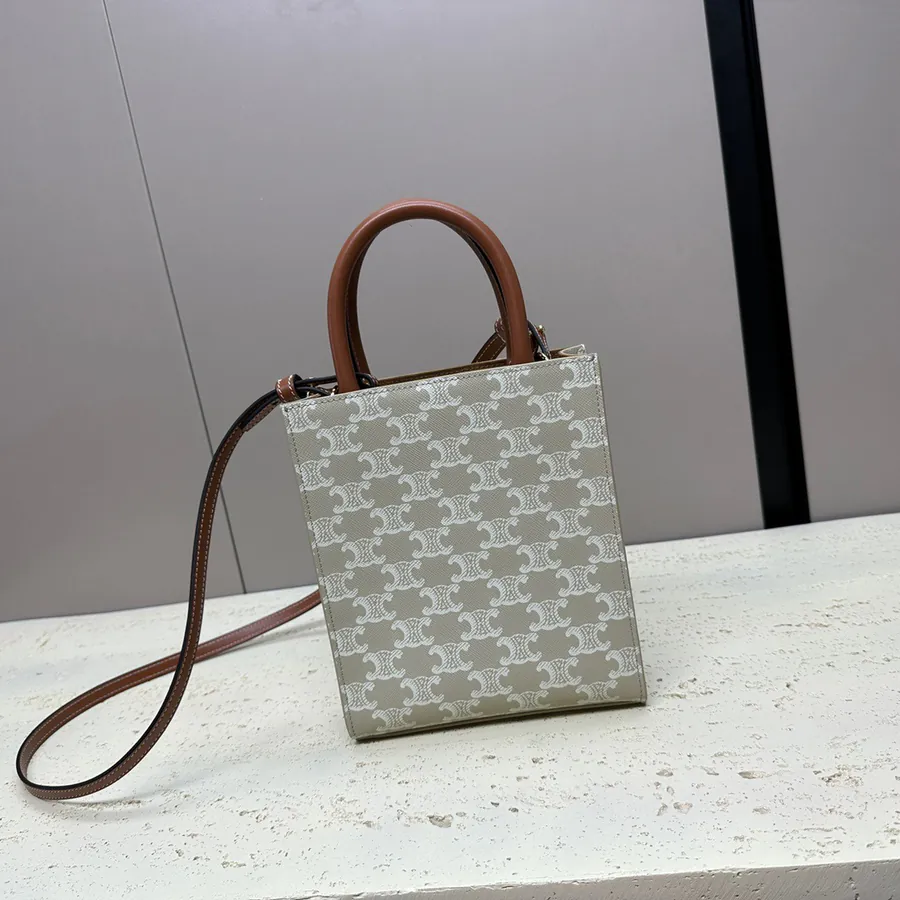 CABAS TRIOME Mini Vertical Tote Handbag