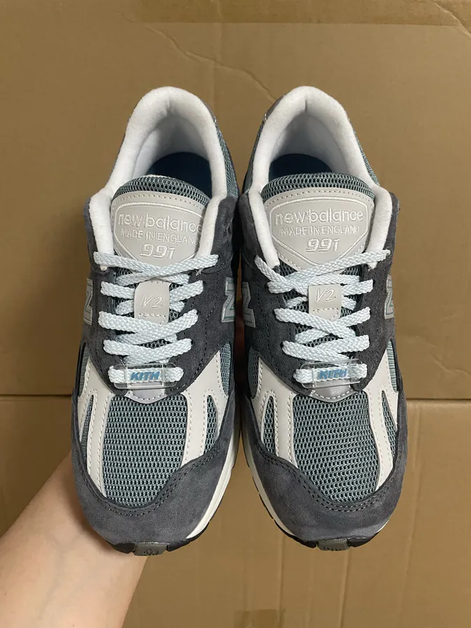 KITH x New Balance NB 991 V2 Steel Blue 17EE Urban Sneaker