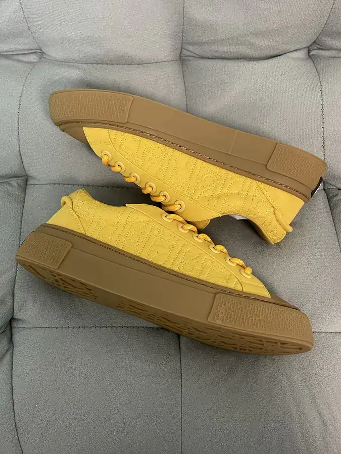 Stone Island x B33 Yellow Low Top Sneaker