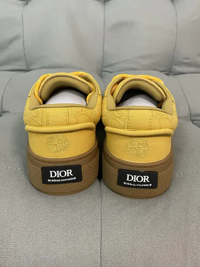 Stone Island x B33 Yellow Low Top Sneaker
