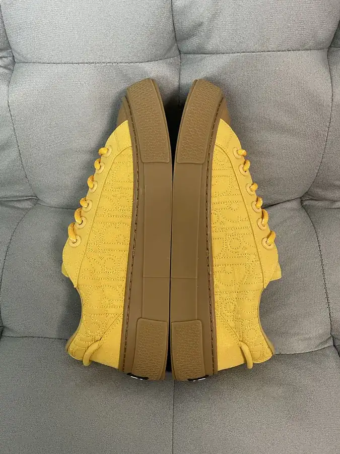 Stone Island x B33 Yellow Low Top Sneaker