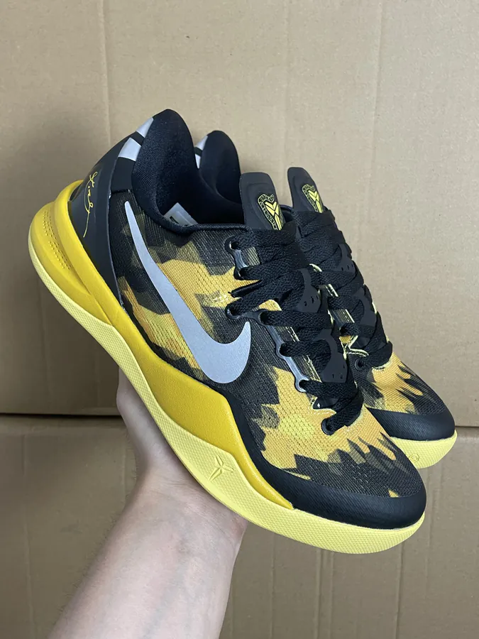 8 Protro Lakers Away Basketball Shoes Men Women Unisex