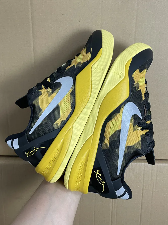 8 Protro Lakers Away Basketball Shoes Men Women Unisex