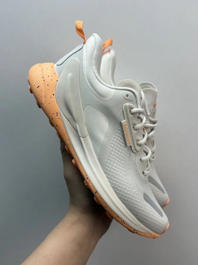 Lululemon Blissfeel Trail Gray Orange