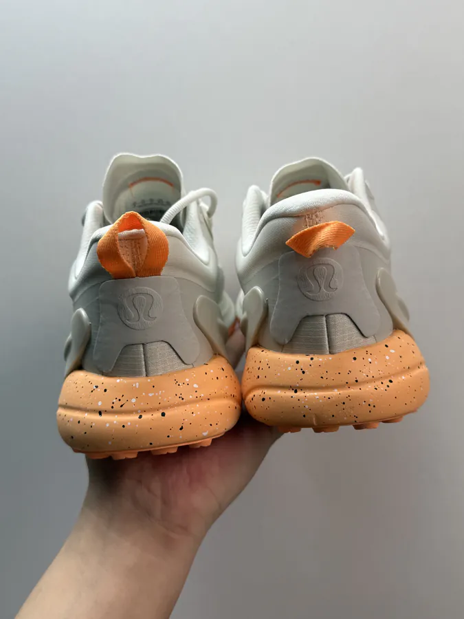 Lululemon Blissfeel Trail Gray Orange