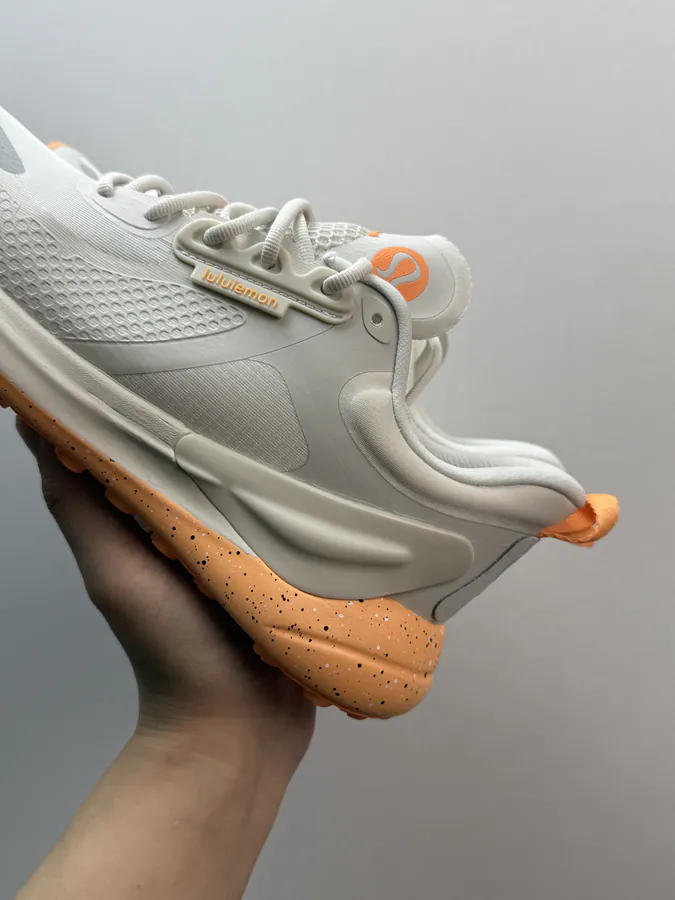Lululemon Blissfeel Trail Gray Orange