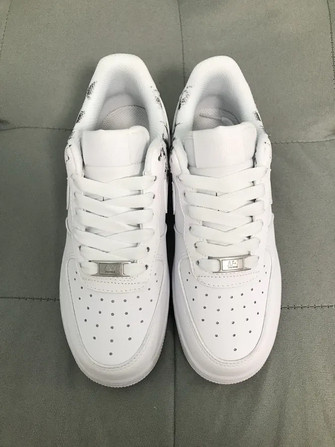 Comme des Garcons Air Force 1 White and Black Color