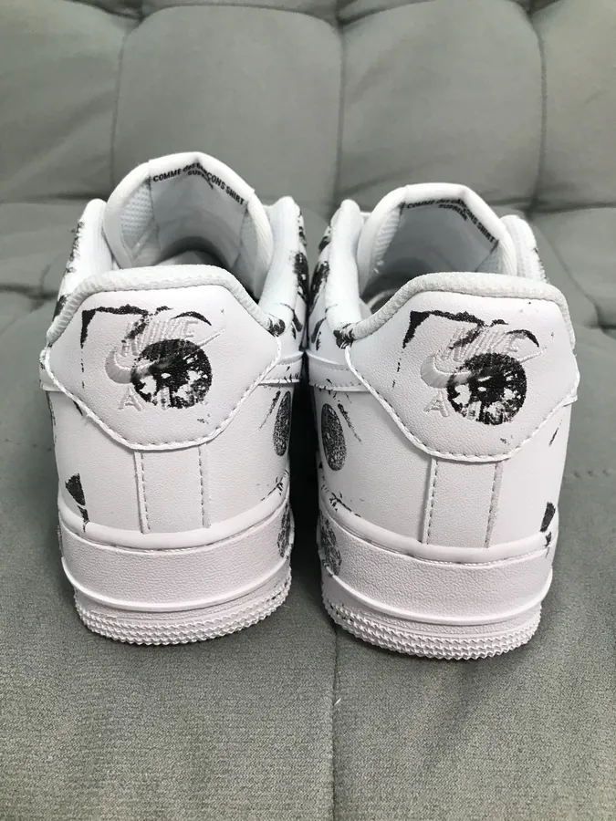 Comme des Garcons Air Force 1 White and Black Color