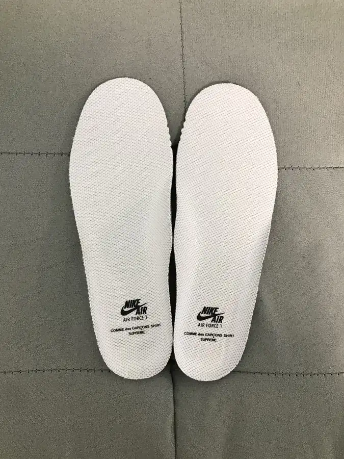 Comme des Garcons Air Force 1 White and Black Color