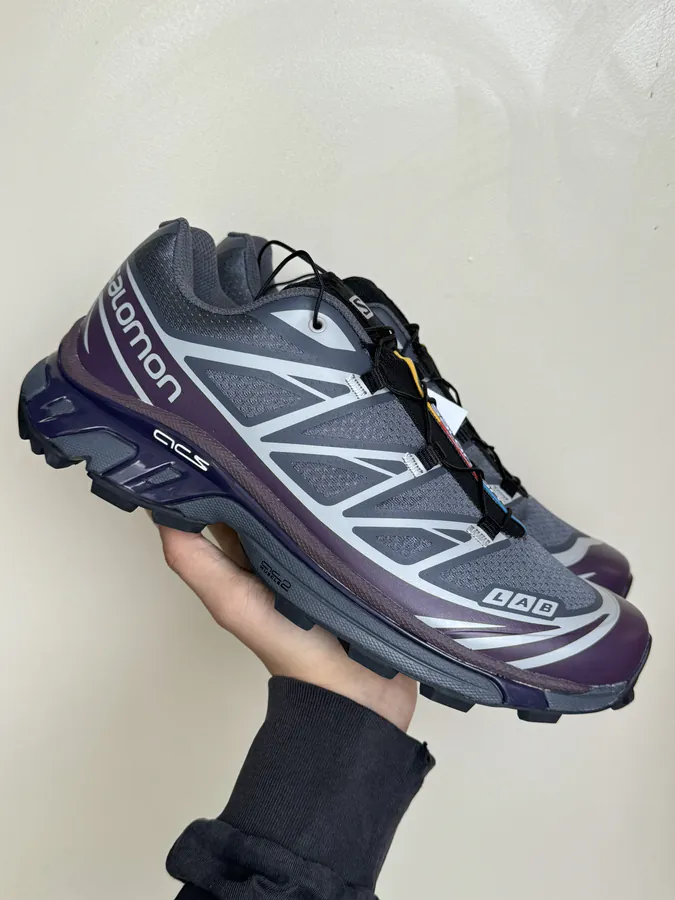 Green X Salomon XT6 Red