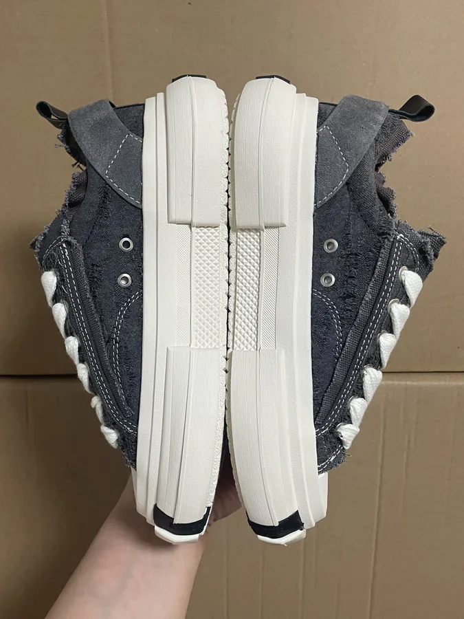 SMILEREPUBLIC Inception Antique Gray Fringe Sneaker
