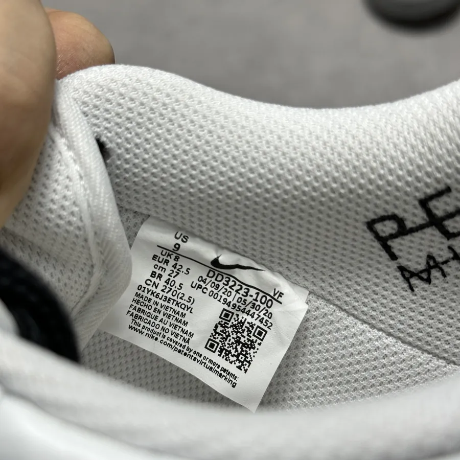 Air Jordan Qizhong White Bucket Bag