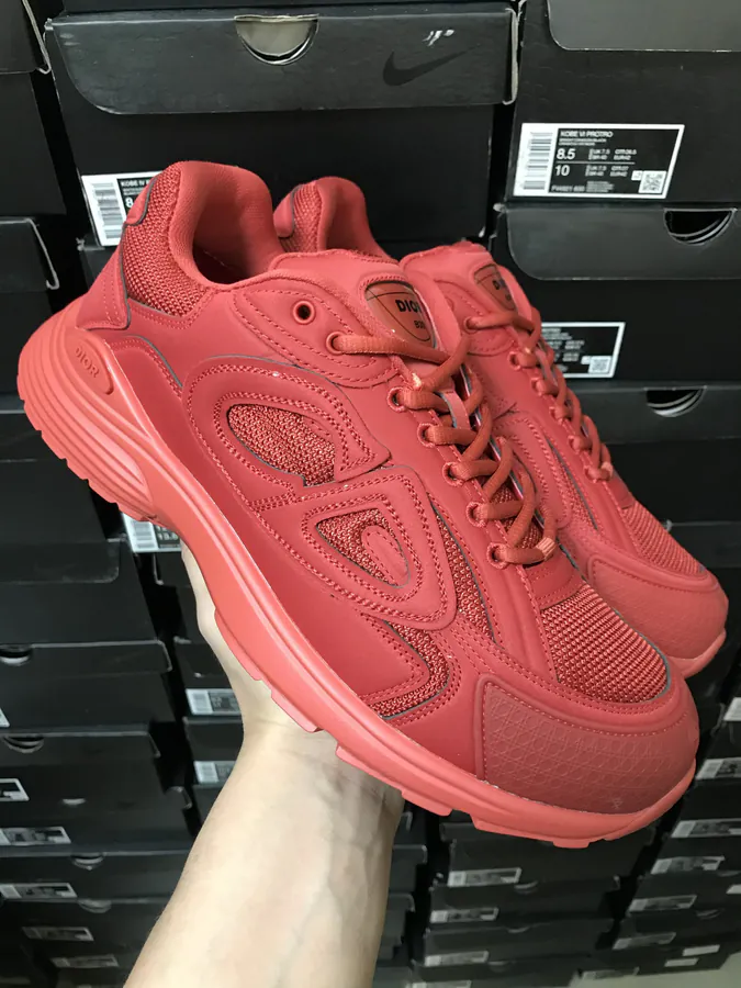Stone Island x B30 Sneaker with Round Toe and Laces