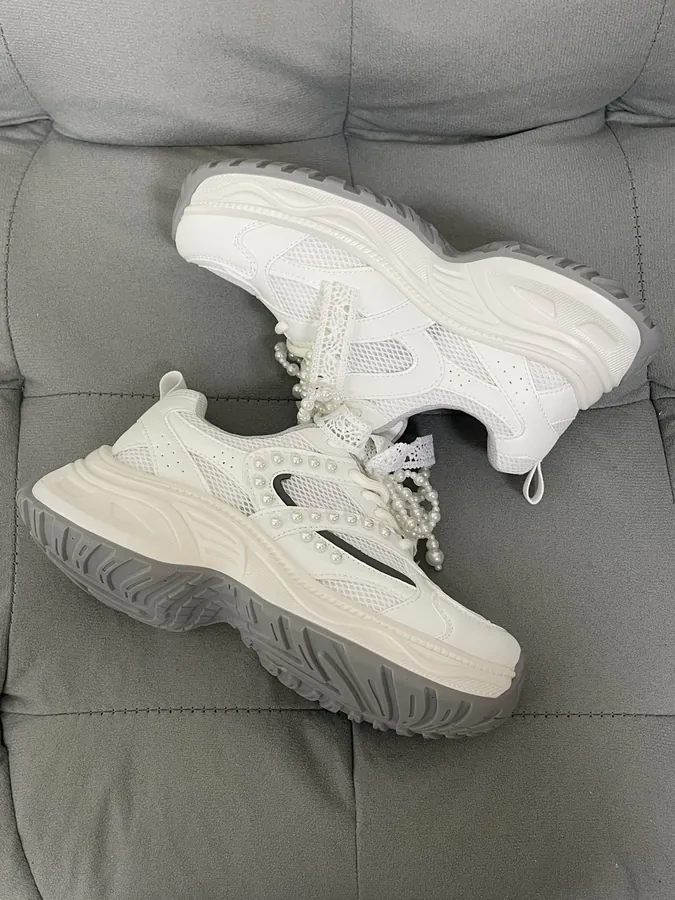 GG CC Athletic Sneaker with Retro Thick Sole