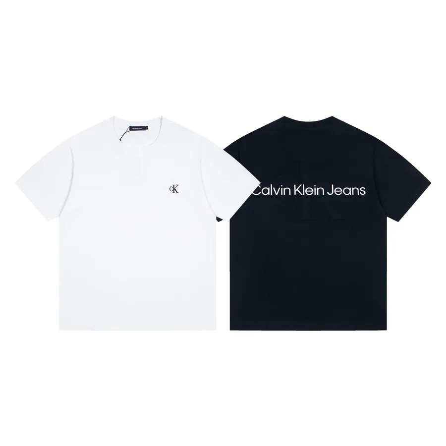 Cain Klein Men's and Women's Casual Round Neck Short Sleeve