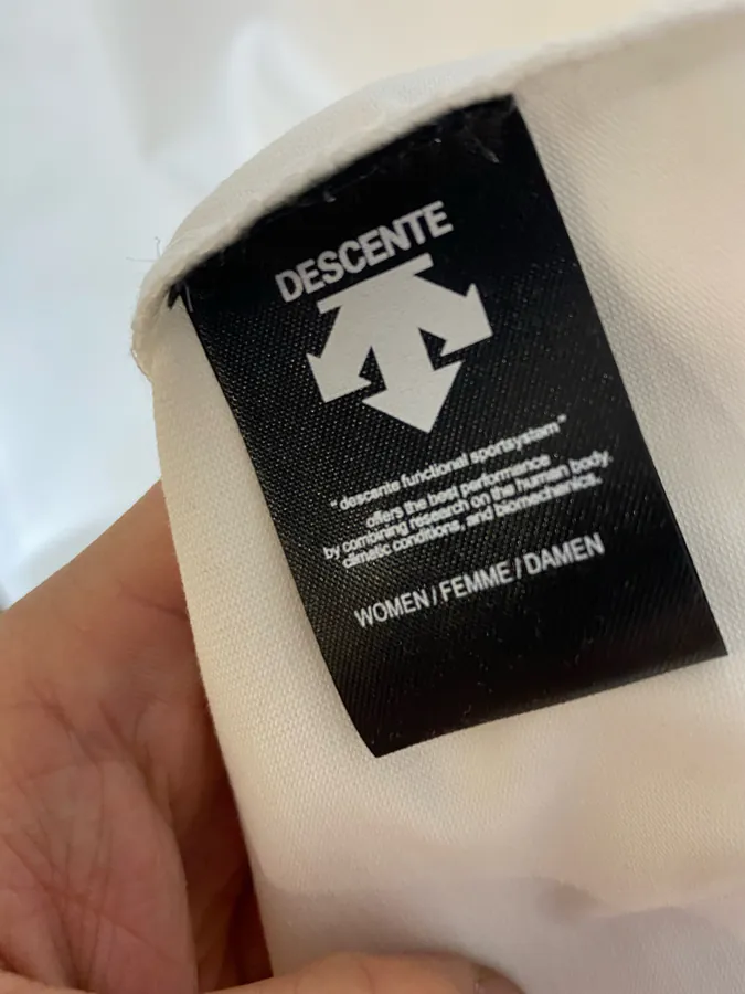 DESCENTE迪桑特圆领情侣短袖
