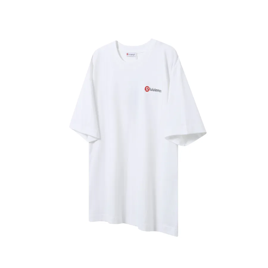 Lululemon 25ss Small Logo Print Short Sleeve T Shirt