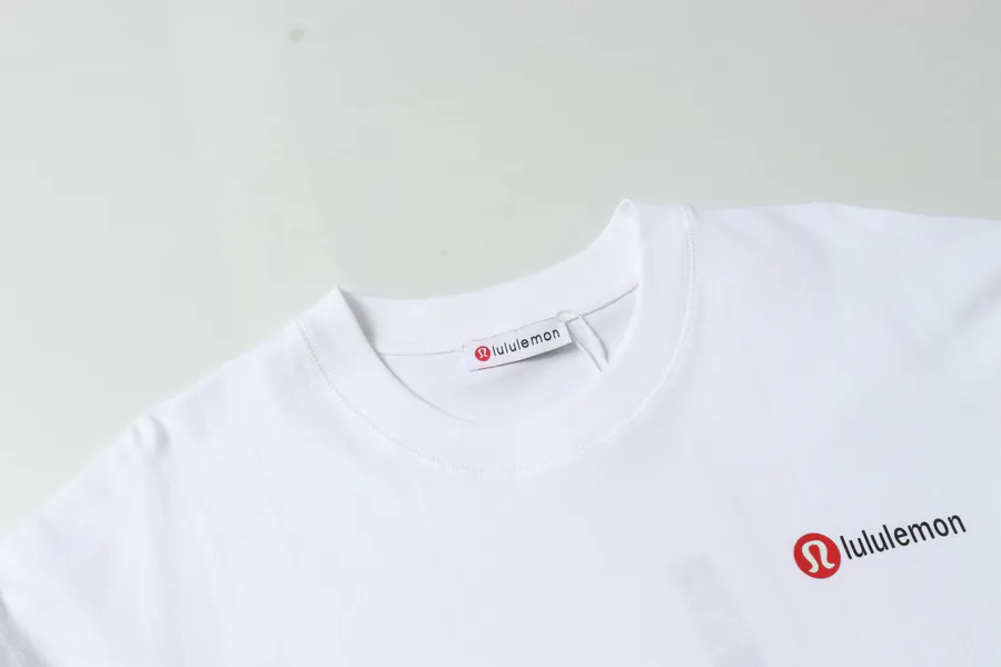 Lululemon 25ss Small Logo Print Short Sleeve T Shirt