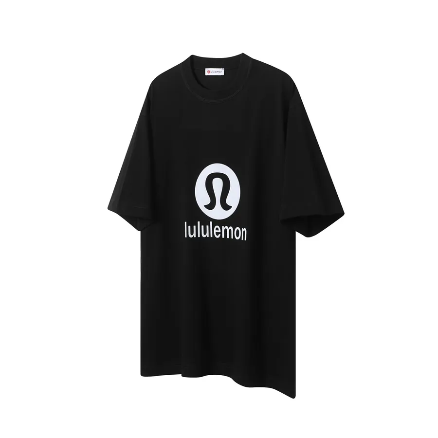 Lululemon 25ss Silicone Print Logo Short Sleeve T Shirt