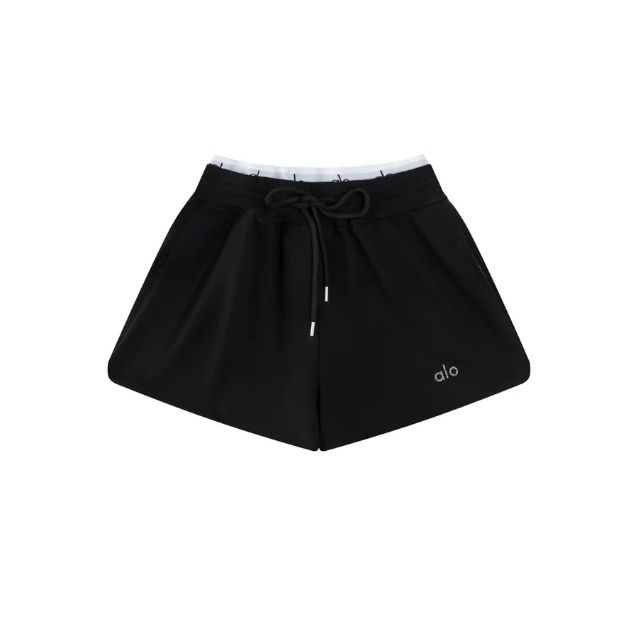 Original ALO 25 Spring Summer A Shape Multicolor Dopamine Mini Skirt