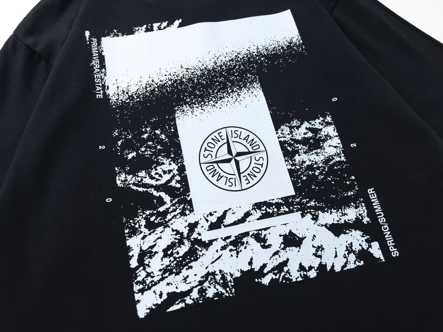 Stone Island Summer Limited Edition Tokyo Print Short Sleeve T Shirt