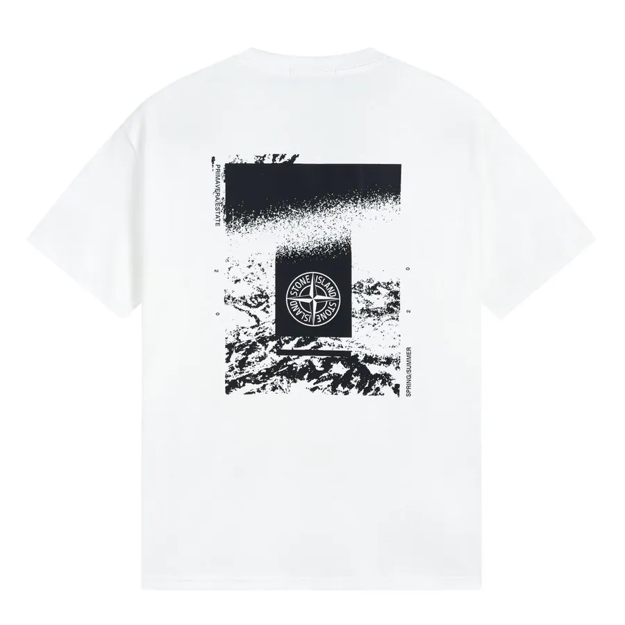 Stone Island Summer Limited Edition Tokyo Print Short Sleeve T Shirt