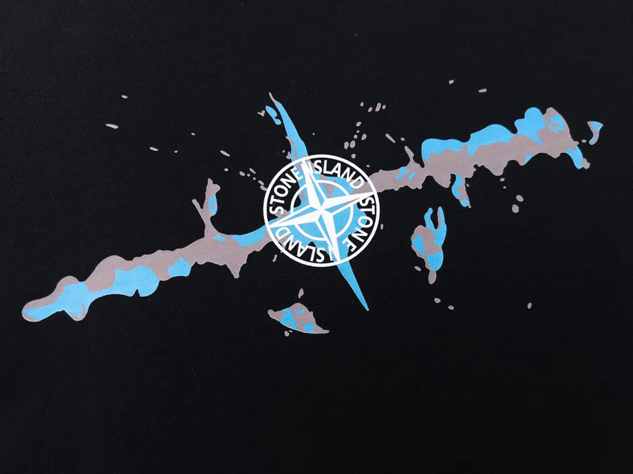 Stone Island Summer Limited Edition Tokyo Print Short Sleeve T Shirt