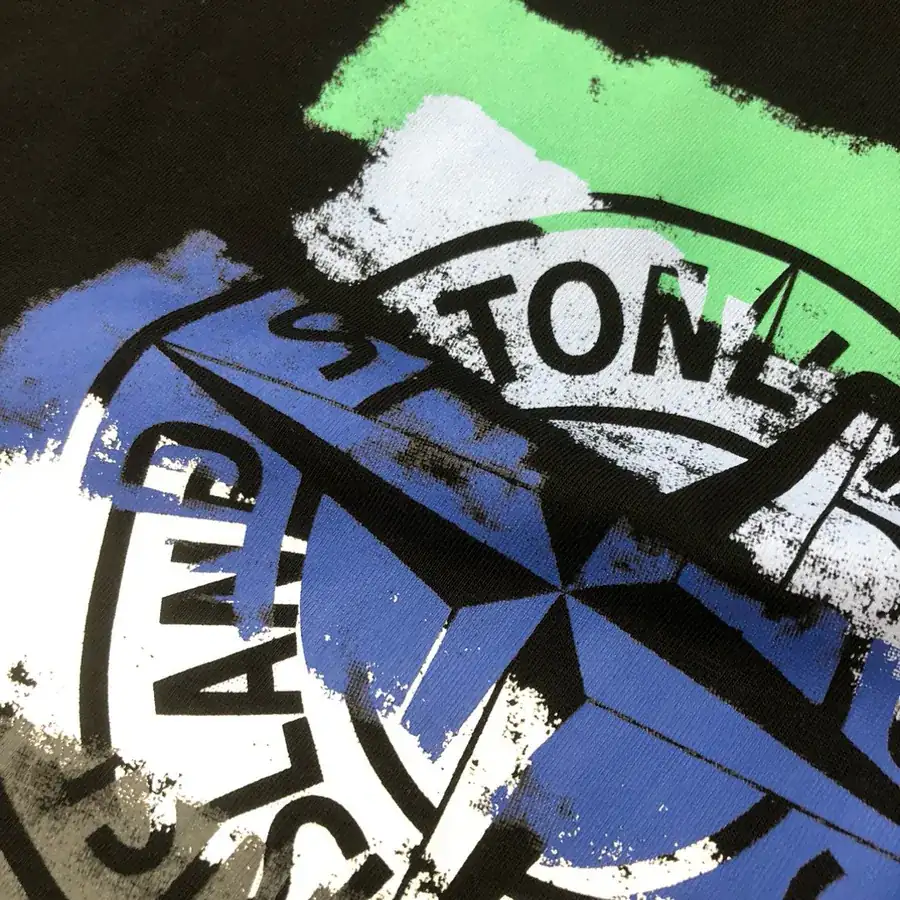 Stone Island Summer Limited Edition Tokyo Print Short Sleeve T Shirt