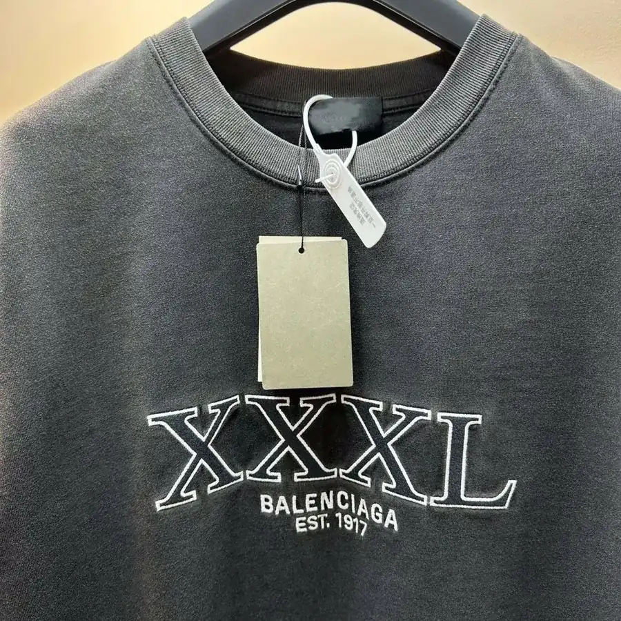 Original Parisian Brand XXXL Letter Print Short Sleeve